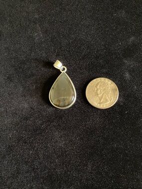 Purple LabadoriteTeardrop Pendant (without chain)